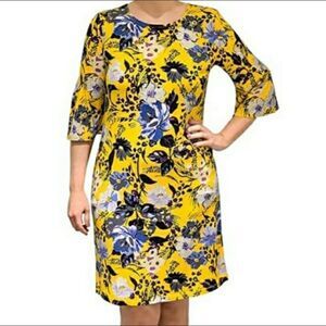 Alexandra +oak floral a line dress M